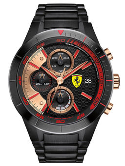 Scuderia Ferrari - REDREV EVO 0830305 Black Dial Chronograph Watch For Men