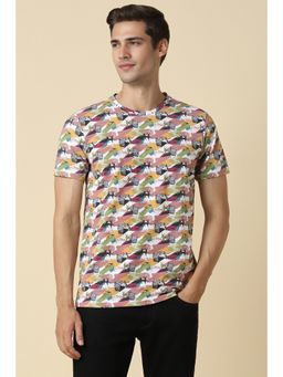 Allen Solly - Men Multi Print Crew Neck T-Shirt