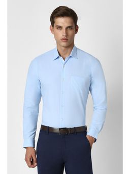 Peter England - Men Blue Regular Fit Formal Shirt