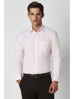 Peter England - Men Pink Regular Fit Formal Shirt