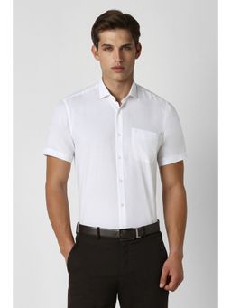 Peter England - Men White Regular Fit Formal Shirt