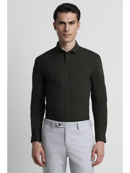 Peter England - Men Black Super Slim Fit Formal Shirt