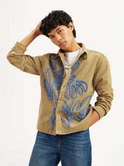 Levi's - Men Patchwork Khaki Shacket