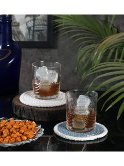 Ceradeco - Crossed Set of 6 Whiskey Glass