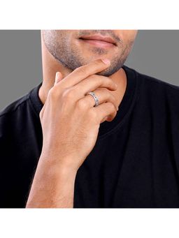 GIVA - 925 Silver Linked Ring for Him (20)