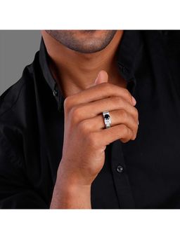 GIVA - 925 Silver Gentle Harmony Ring for Him