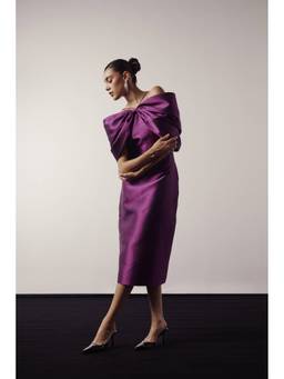 Iris - Label Iris Purple Bow Midi