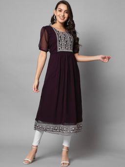 VAIRAGEE - Georgette Thread Work Anarkali Kurta