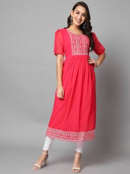 VAIRAGEE - Georgette Thread Work Anarkali Kurta