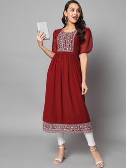 VAIRAGEE - Georgette Thread Work Anarkali Kurta