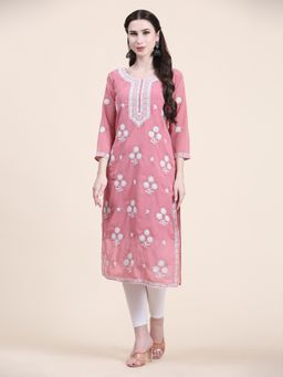 VAIRAGEE - Georgette Embroidery Work Straight Kurtas