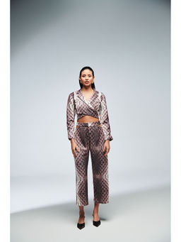 Ivory Rose - Brown City Canvas Co-Ord (Set of 2)