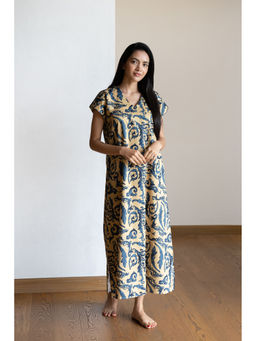 Forty Winks - Poise Rumi Wine Cotton Nightgown