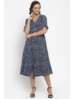 Gipsy - Women Navy V-Neck Dress
