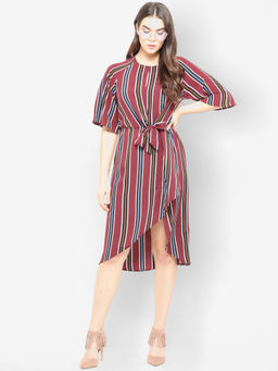 Gipsy - Wine Synthetics Dress