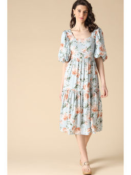Gipsy - Blue Fashion Rayon Dress