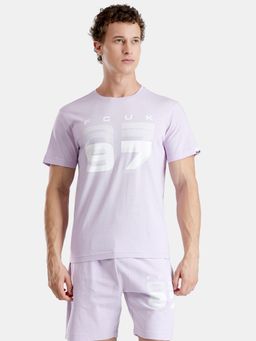 FCUK - Play Brussel, Mens Crew Neck Graphic T-Shirt