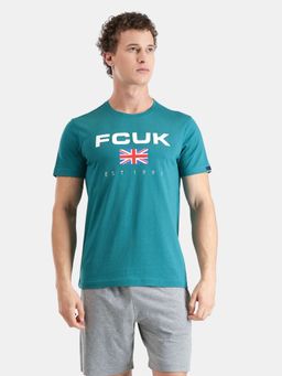 FCUK - Play Redbridge, Mens Crew Neck Graphic T-Shirt