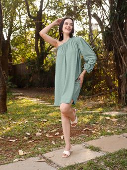 PURVAJA - Women Pastel A-Line Flared Dress