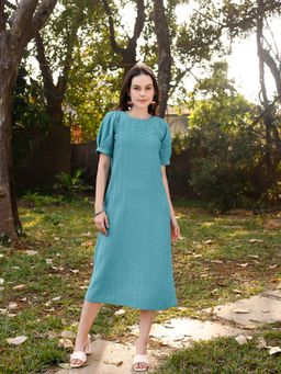 PURVAJA - Women Dusty A-Line Dress