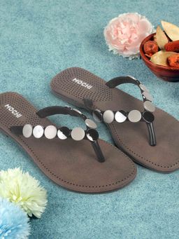 Mochi - Women Grey Flats