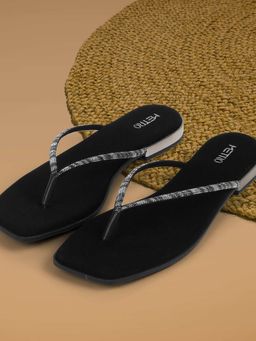 Metro - Women Black Sandals