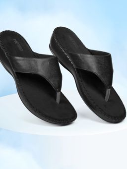 Metro - Women Black Round Casual Sandals