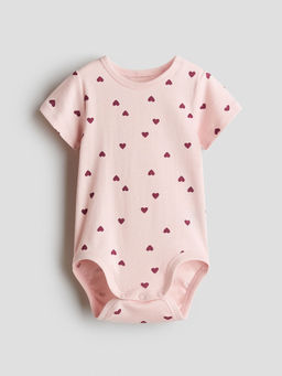 H&M - Unisex Pink Printed Bodysuit