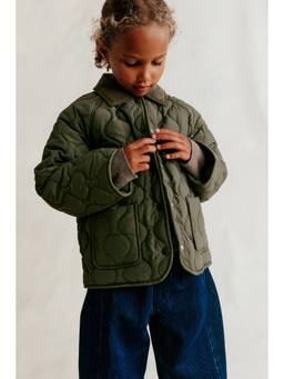 H&M - Girls Green Quilted Jacket