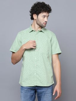Cantabil - Men Green Shirt
