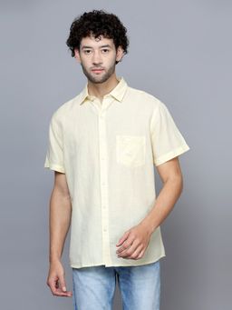 Cantabil - Men Yellow Shirt
