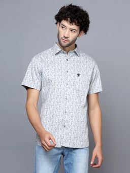 Cantabil - Men Grey Shirt