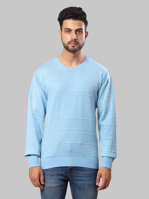 Blue Sweater Raymond Men's Sweater Buy Raymond Blue Regular