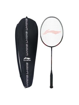 Li-Ning - Turbo X-50-G4 Strung Badminton Racquet (Black, Silver 86 g)