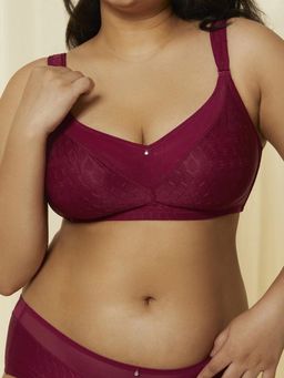 Triumph - Azalea Minimizer N Maroon Bra