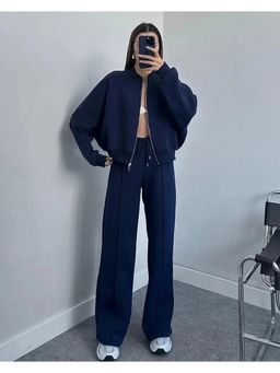 MISS MOSA BY AKANKSHA - Blue Suya Comfortable Premium Jacket with Pant