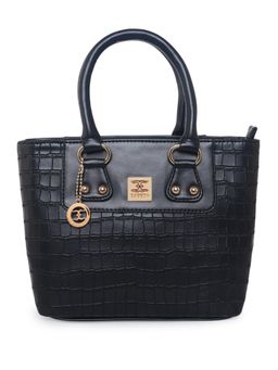 ESBEDA - Black Color Solid Pattern Croco Handbag for Women