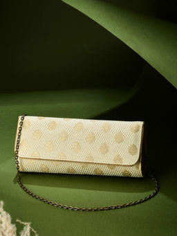 Fabindia - Gold Brocade Clutch (L)