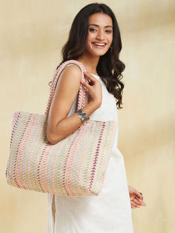 Fabindia - Multi Cotton Tote Bag