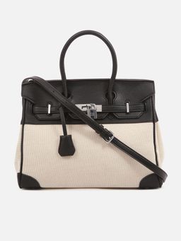 Carry City - Bella Black/White Hand Bag for Women (M)