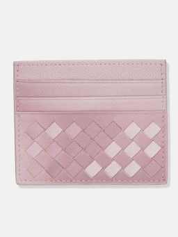 Carry City - Weavy Dual Pink Women Card Holder with Open Closure - Wallet and Card Case