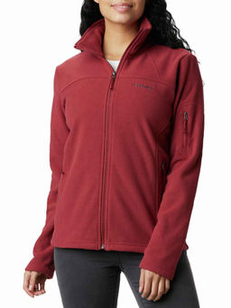 Columbia - Womens Red Fast Trek II Fleece Jacket