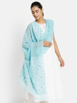 Fabindia - Cotton Silk Embroidered Dupatta