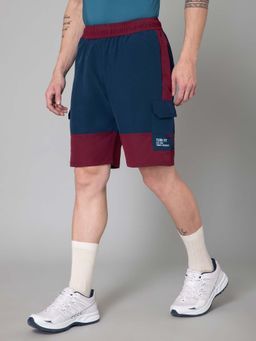 TURNFIT - Multi-Color Colorblock Regular Fit Shorts