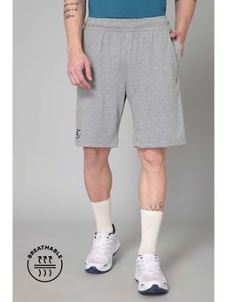 TURNFIT - Grey Solid/Plain Regular Fit Shorts