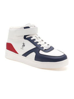 U.S. POLO ASSN. - Men VELINO Mid Top Navy Blue Sneakers