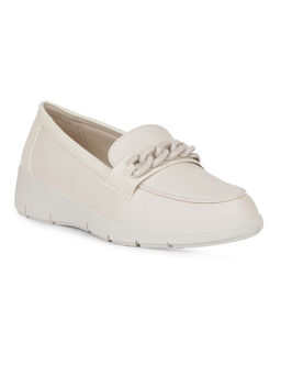 Bata - Women’s Off White Casual Loafers