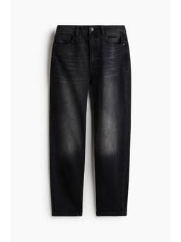 H&M - Women Black Mom Slim Fit High Waist Jeans