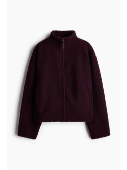 H&M - Women Maroon Teddy Jacket