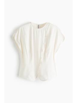 H&M - Women White Button-Detail Blouse